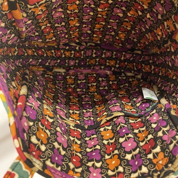 Vera Bradley Shoulder Bag Double Strap Quilted Floral Multicolor - Picture 6 of 6